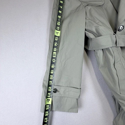 DSCP Trench Coat Men L Gray NEW All Weather Marine Coat Valor Collection image 4