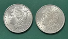 1882 Morgan Dollar Lot Of 2 BU