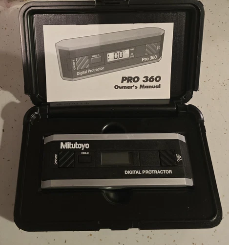 Mitutoyo 950-317 Pro 360 Digital Protractor, 360°