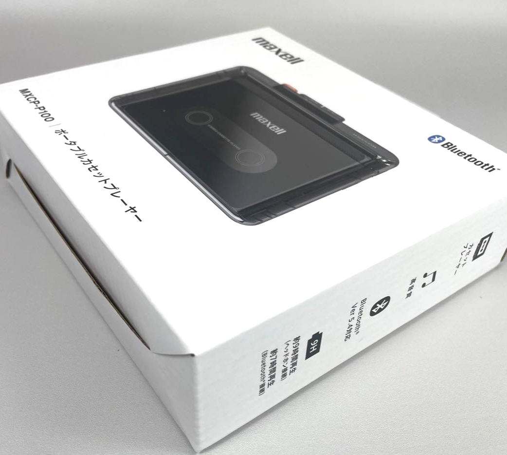 Maxell MXCP-P100 Portable Cassette Player Bluetooth Black
