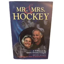Gordie Howe AUTOGRAPHED Mr & Mrs Hockey SIGNED book .Detroit Red Wings HOF