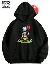 Men'S Rick and Morty Graphic Hoodie - Official Rick  Morty Design with Rick, Mo