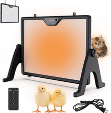 Dual-Sided Chicken Brooder Heater Plate- 16.5" x 12 "Chicken Coop Heater, Adjust