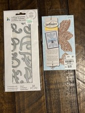 Set Of Two Die Cuts Compatible With Spellbind...