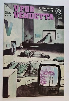 V for Vendetta #4 (DC Comics December 1988)  Vf+