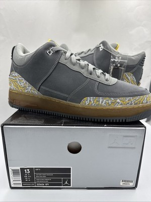 Nike Air Jordan Fusion 3 Flint Grey Varsity Maize Silver Size 13 DS OG Box Rare