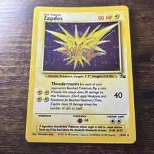 Zapdos 15/62 Fossil Holo on eBay