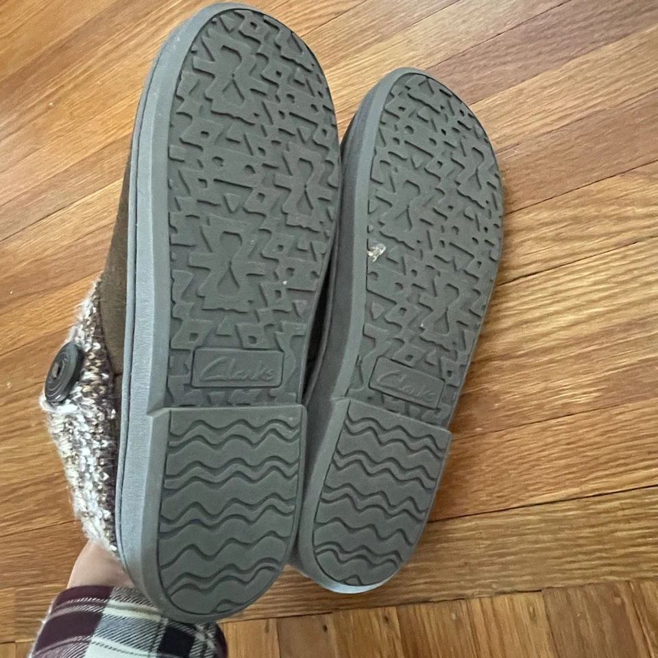 Zapatillas marrones con zueco cuello Clark nuevas sin etiquetas talla 8 Foto 4 de 4