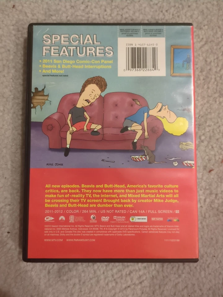 Beavis And Butt-head - The Mike Judge Collection - Vol.3 (DVD, 2007) - Image 2 of 4
