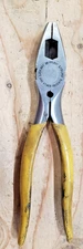 Vintage Ideal 420 Sycamore Lineman's Pliers Made In USA Great Condition