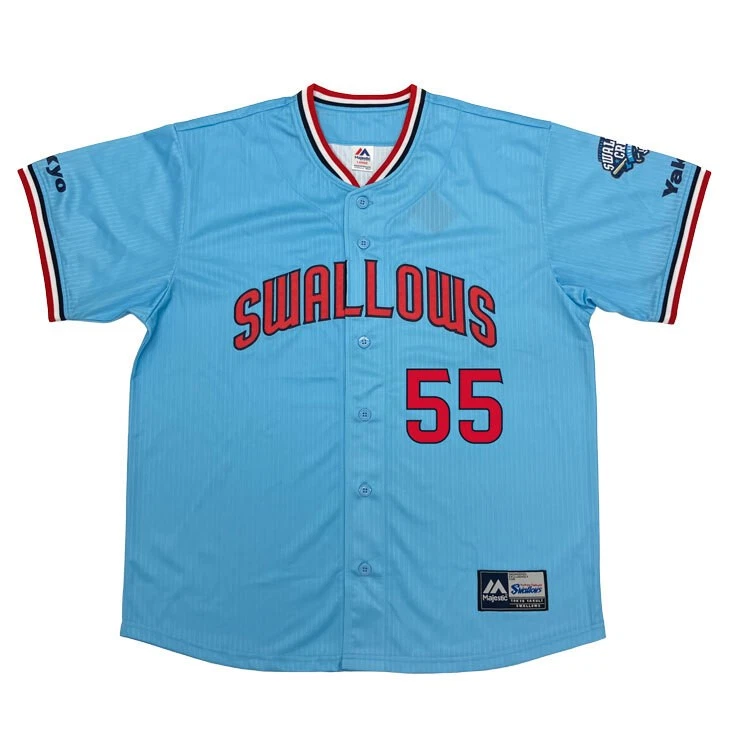 Tokyo Yakult Swallows Fan Club Official Munetaka Murakami Jersey #55 Size L US-M - thumbnail 4