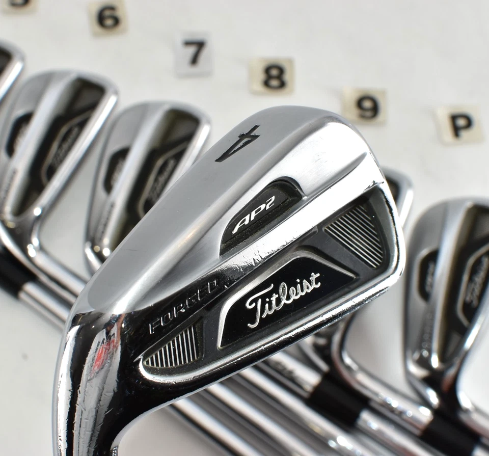 Titleist AP2 712 7p 4-5-6-7-8-9-Pw LH Golf Men Club Iron Set DG S200 Stiff - Image 3 of 4