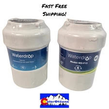 2 Pack For GE® MWF SmartWater® Refrigerator Water Filter Waterdrop WD-F13