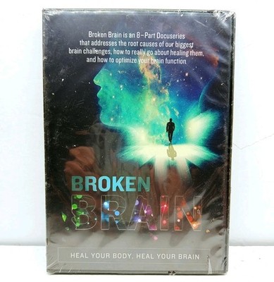Broken Brain (DVD) 8-Part Docuseries Dr. Hyman Brain Health Series (New Sealed)