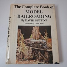 Vintage The Complete Book Of Model Railroading David Sutton Books HC DJ 1964 USA
