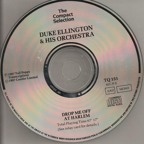 Duke Ellington and His Orchestra Drop Me Off At Harlem CD UK Conifer 1987 TQ151 - Bild 3 von 3