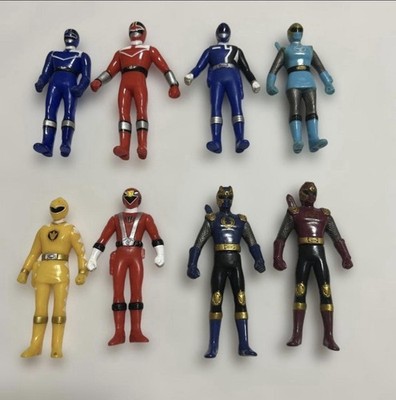 Super Sentai Hero Vinyl Figur Lot Mixed Rangers Set of 8 Japan Tokusatsu