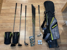 LEFT HANDED Young Gun SGS X Junior Golf Clubs Set + Golf Stand Bag - Ages 11-14