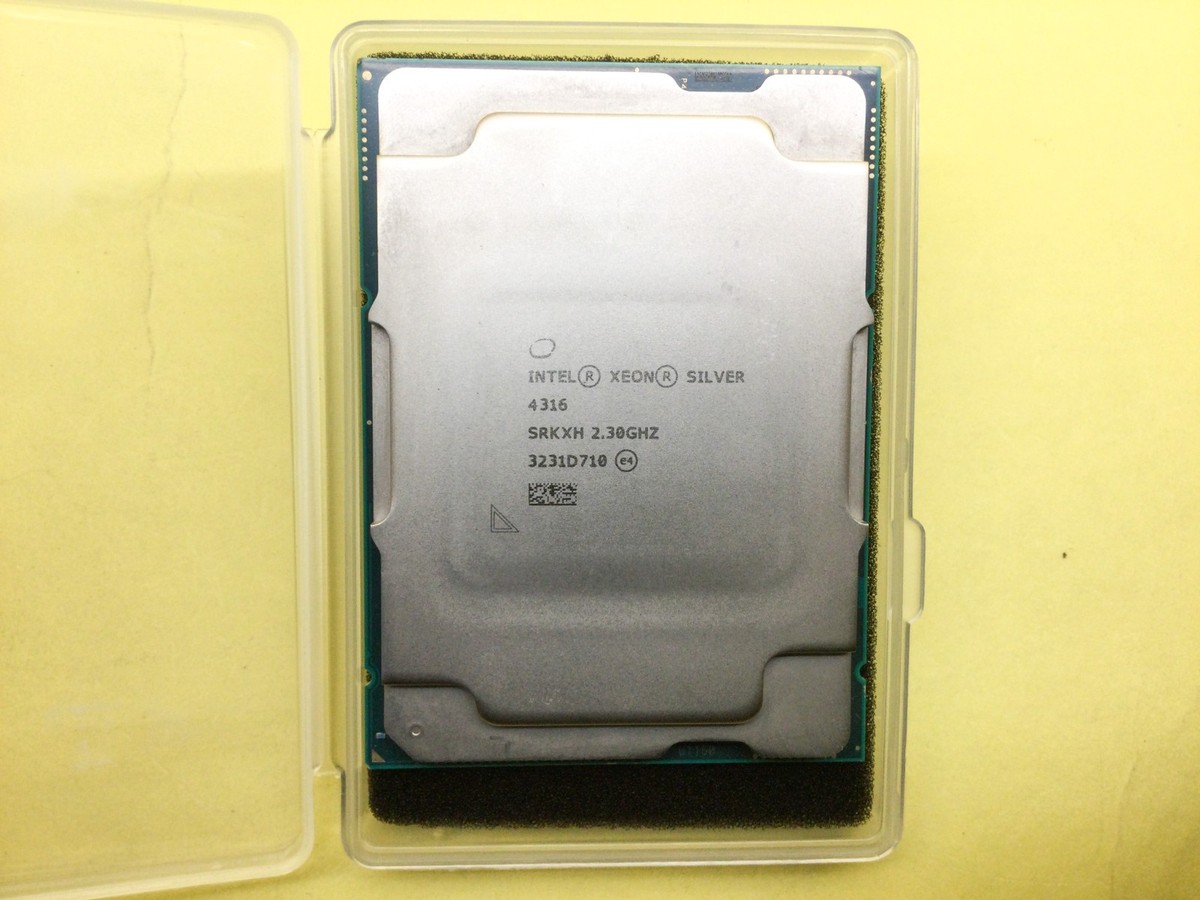SRKXH INTEL XEON SILVER 4316 20-CORE 2.30GHz 30MB L3 CACHE 150W