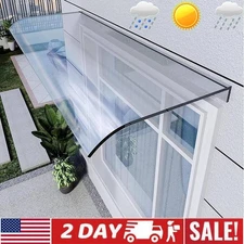 Window Door Awning Door Canopy Rain Outdoor Sun Shield 10*4.5m for Garden/Patio