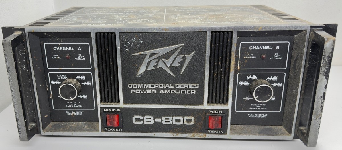 Peavy CS-800 Commercial Series Power Amplifier USA 800 Watt PARTS