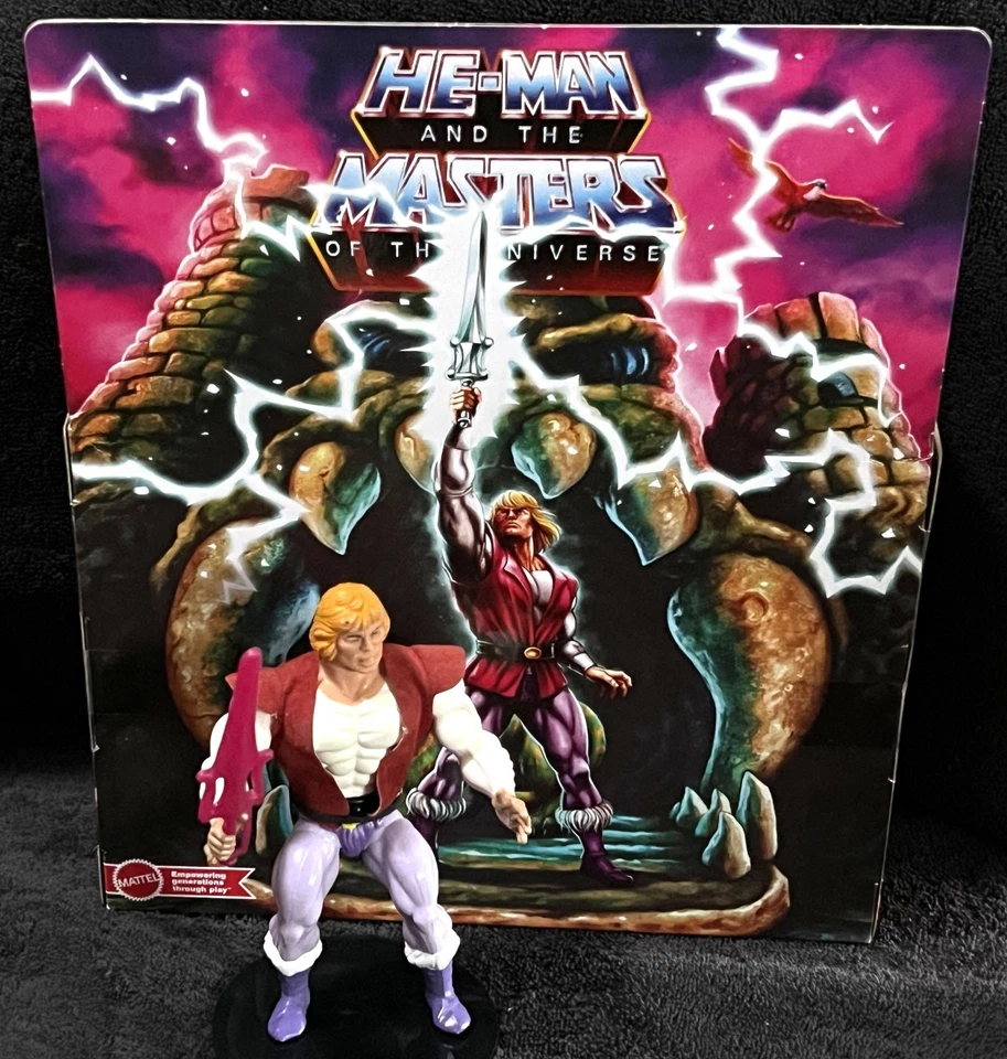 Prince Adam 1984 • soporte personalizado • maestros del universo de colección Foto 2 de 4