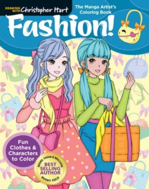 Manga Artist's Coloring Book: Fashion: Fun by Christopher Hart (PB 2024) - Image 5