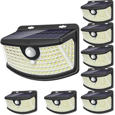 Aootek New Solar Motion Sensor Lights 120 LEDs with Light Reflector,270° Wide...