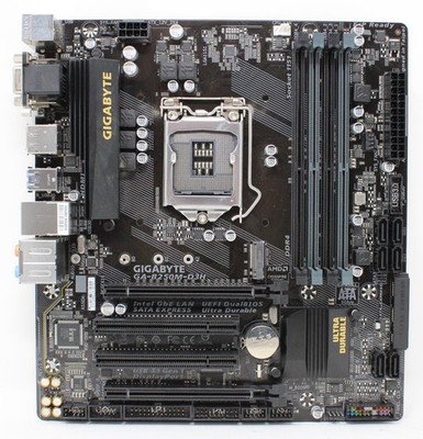 GIGABYTE GA-B250M-D3H Intel B250 microATX Motherboard Socket LGA 1151 v1 (#26712)