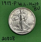 1917-P Walking Liberty Half Dollar 50c BU Brilliant Uncirculated 90% Silver