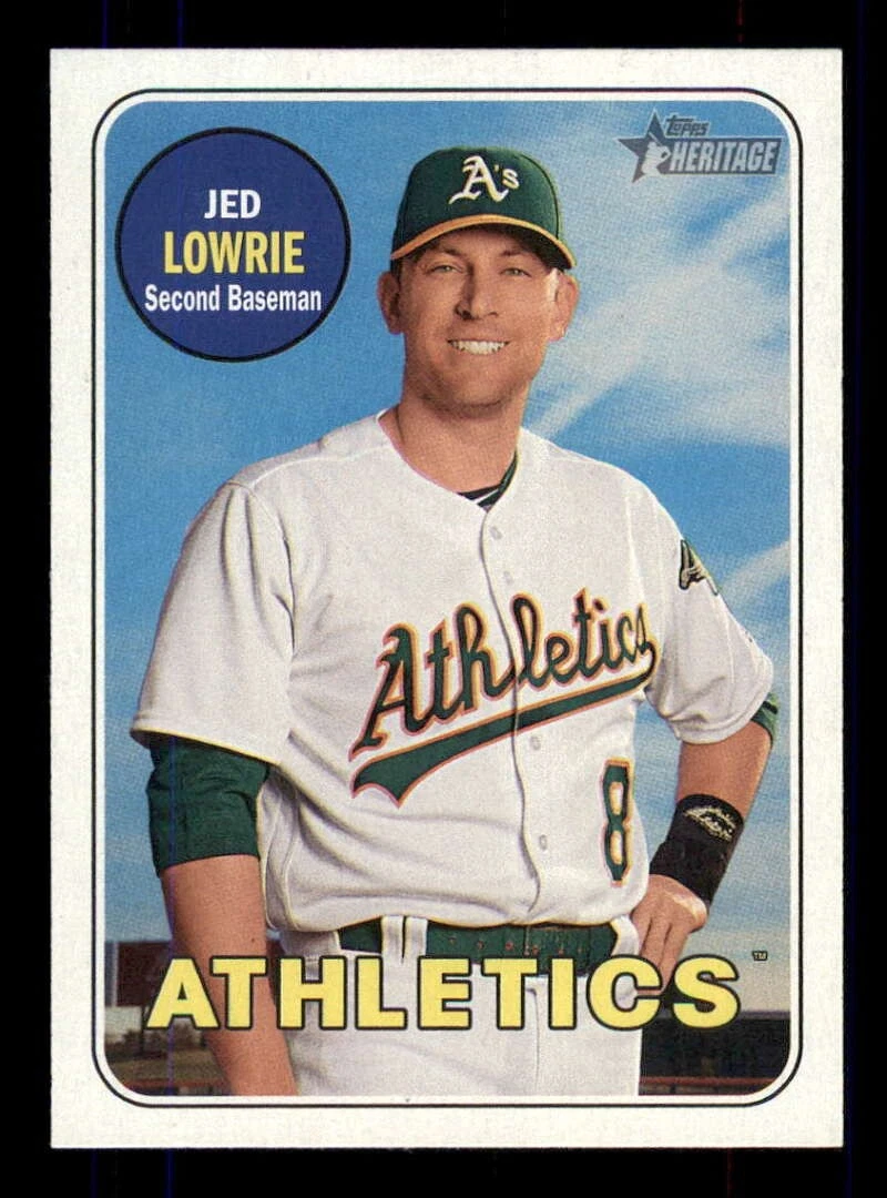 Carte Topps Baseball 2008 Jed Lowrie Autographiée, Numérotée 19/50