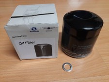 New Genuine (OE) Hyundai Veloster Petrol Oil Filter With Washer 2630035531