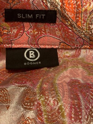 Bogner Hose Chintz edel Glänzend Slim Fit 84 Long mit Kniff