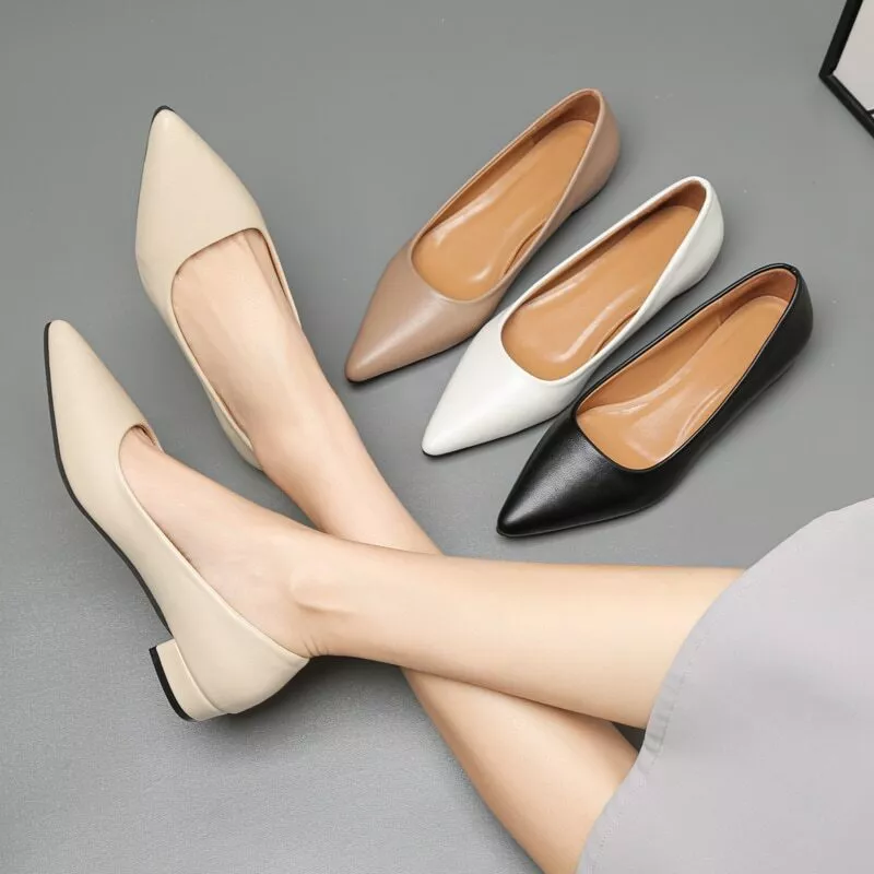 Spring New Pointed Toe Shallow Pumps Women Heels Mary Jane Shoes Female  Niche Design All-Match Casual Party Single Shoes – TD Mercado