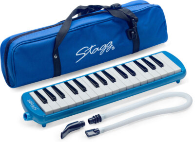 STAGG MELOSTA32 BL Melodica inkl. Tasche, blau