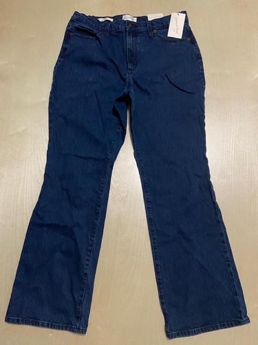 Universal Thread Size 12 Women's High Rise Bootcut Jeans Vintage Stretch in Blue