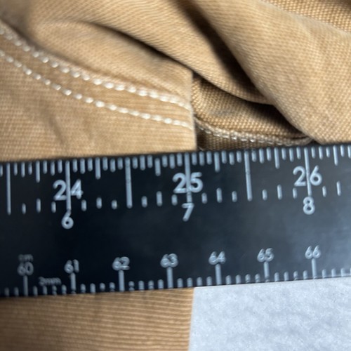 J.Crew Barn Jacket Tan Canvas Plaid Flannel Lined Utility Field Men’s Large NWT - Picture 9 of 13