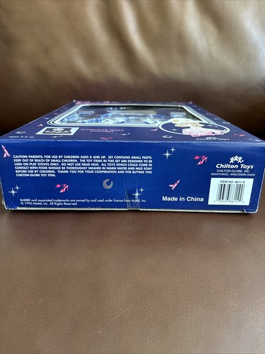 1996 Barbie Miniature Nostalgic China Tea Set/Collectors Case Chilton Toys - Picture 7 of 12