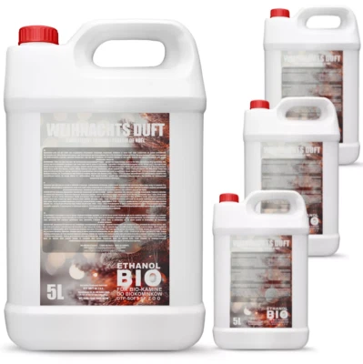 DTP-SOFT 20 Litri Bioetanolo Premium 100% | Per Biocamini | Profumo Natalizio | 4x5L