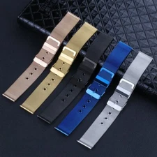 06 Line Stainless Steel Bracelet Milanese Watch Band Strap Pin Buckle 10mm-22mm