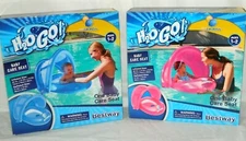 H2O Go! Inflatable Baby Care Seat Pool Float 1-2 Years UV Careful Blue Or Pink