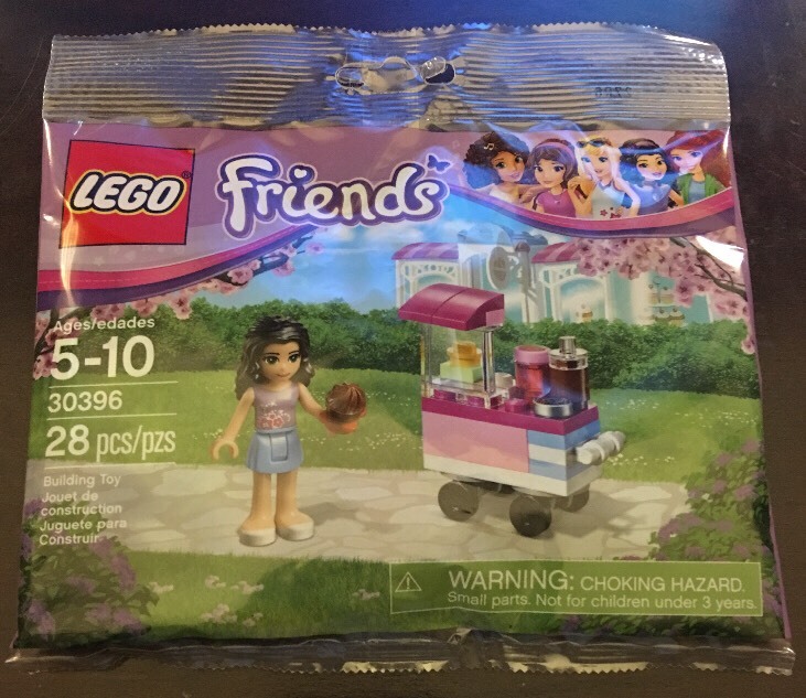 EMMA'S CUPCAKE STAND Lego 30396 FRIENDS Set 2016 NEW Sealed HTF Polybag RETIRED 