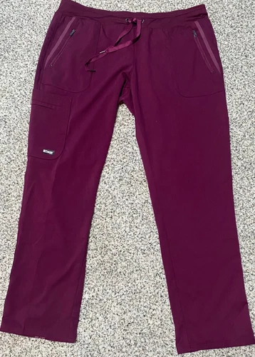 NEW Grey's Anatomy Womens LARGE PETITE Impact Spandex Stretch Scrub Pants