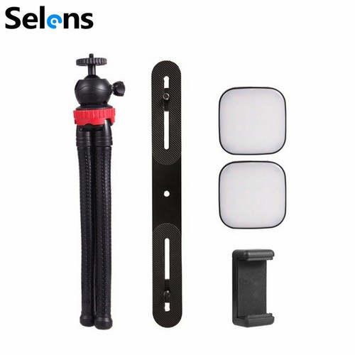 LED Video Fill Light Lamp Clip-on w/ Tripod Selfie Beauty Makeup Live Vlog Kit - Picture 8 of 14
