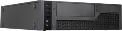 InWin CE685 300W MicroATX Desktop Slim Case - Black [CE685.FH300TB3]