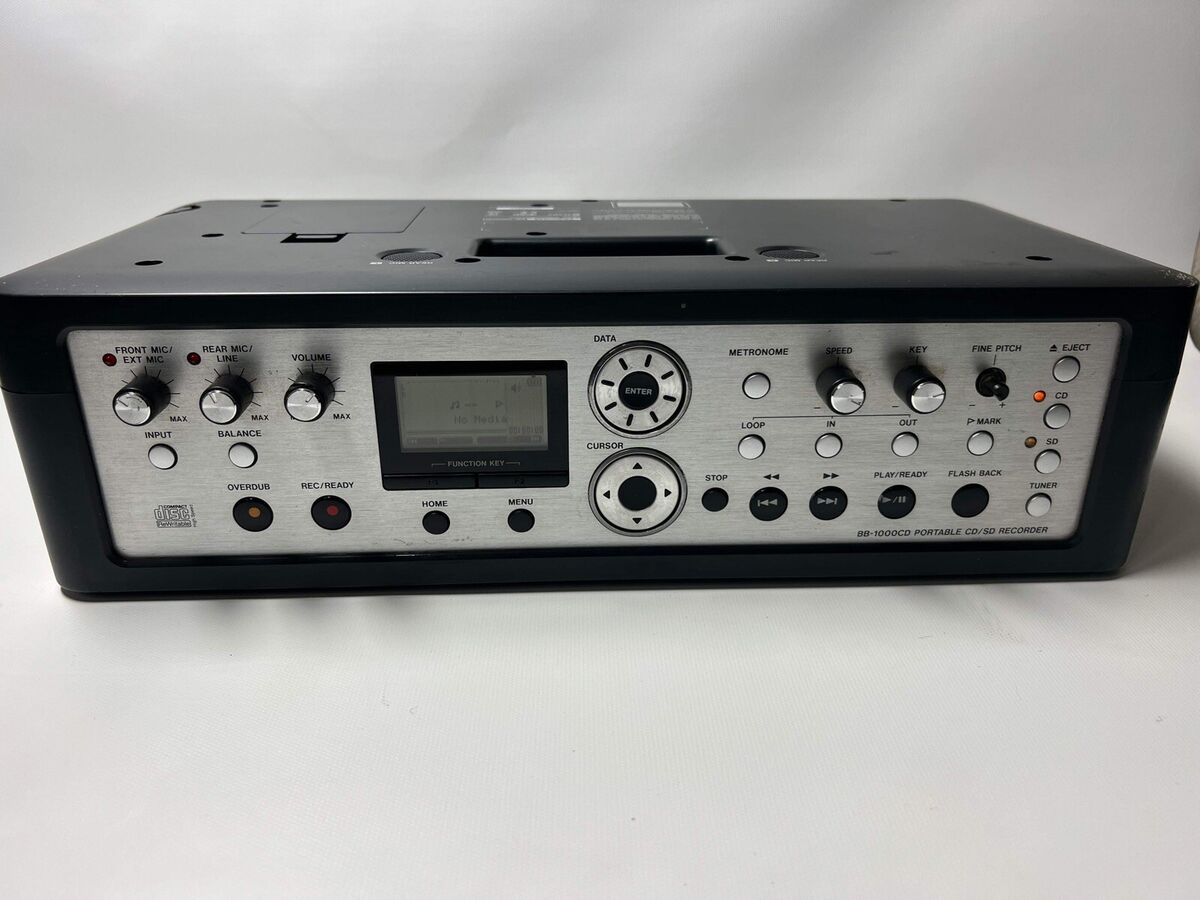 TASCAM PORTABLE CD/SD RECORDER BB-1000C (FOR PARTS OR NOT TASCAM PORTABLE CD/SD RECORDER BB-1000C (FOR PARTS OR NOT