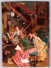 Wheelock Piano 149th St & 3rd Ave NYC Victorian Trade Card Women Sit Near Player