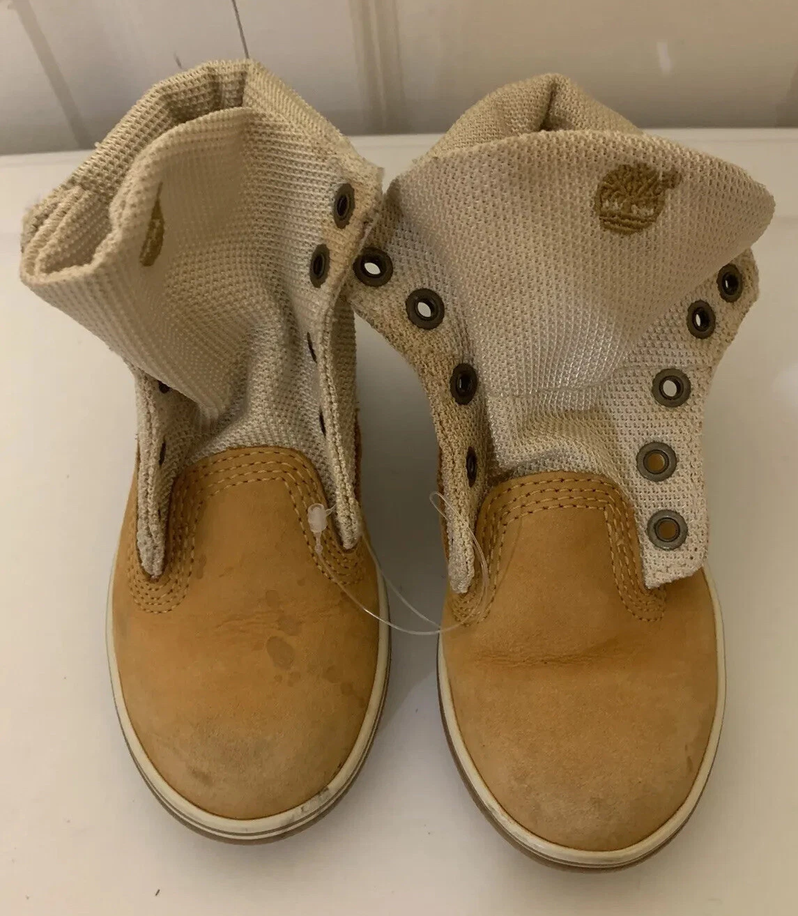 Stivali Timberland Classic Premium in pelle di grano 100% impermeabili per bambini taglia 8