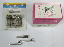 LOT OF 12, 75 PIECES--2' LONG SLIDE IN INVISIBLE METAL HAIR CLIPS