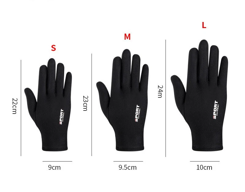 MEN WOMEN WARM Thermal Insulation Fleece Grip WINTER GLOVES Touch Screen Phone - image 2 of 4